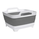Miska składana z odpływem bialo-szara COMPACT Miska składana z odpływem bialo-szara COMPACT