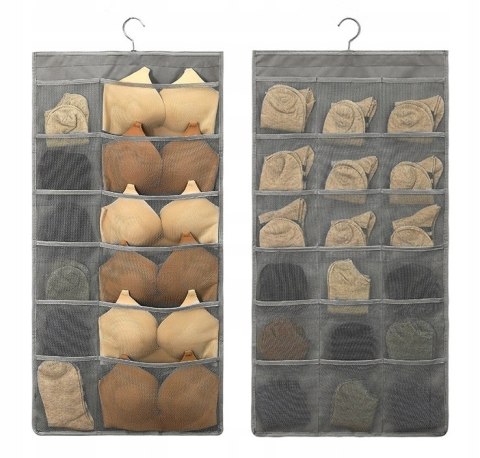 Organizer wiszący Vitto 30 przegródek szary Organizer wiszący Vitto 30 przegródek szary