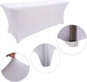Pokrowiec stołu cateringowego 180 cm BIAŁY Pokrowiec stołu cateringowego 180 cm BIAŁY