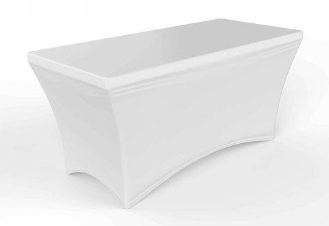 Pokrowiec stołu cateringowego 180 cm BIAŁY Pokrowiec stołu cateringowego 180 cm BIAŁY