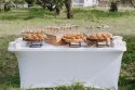 Pokrowiec stołu cateringowego 180 cm BIAŁY Pokrowiec stołu cateringowego 180 cm BIAŁY