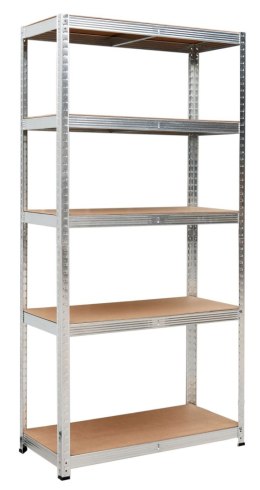 Regał magazynowy 5 poziomów 180x90x40 nośność 875 kg