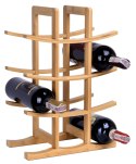 Stojak na wino bambusowy TODGAR naturalny Stojak na wino bambusowy TODGAR naturalny