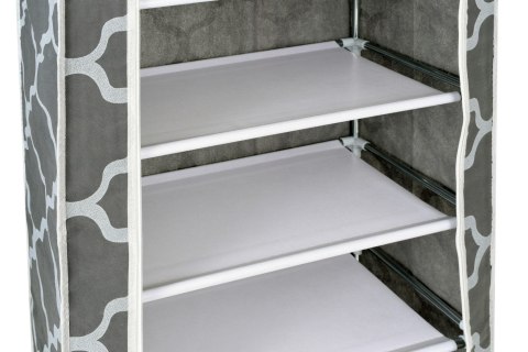 Szafka tekstylna na buty LEA Maroko - szaro-biała Szafka tekstylna na buty LEA Maroko - szaro-biała