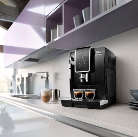 Ekspres ciśnieniowy automatyczny DeLonghi Dinamica ECAM 350.15 B (1450W; kolor czarny) Ekspres ciśnieniowy automatyczny DeLonghi Dinamica ECAM 350.15 B (1450W; kolor czarny)