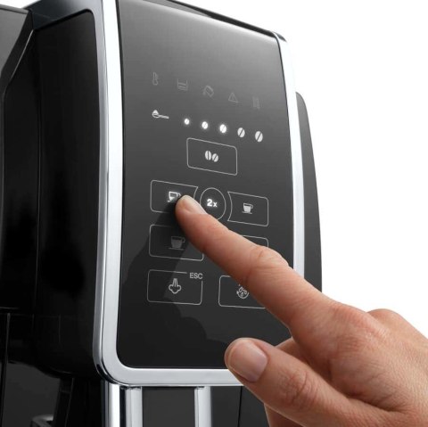 Ekspres ciśnieniowy automatyczny DeLonghi Dinamica ECAM 350.15 B (1450W; kolor czarny) Ekspres ciśnieniowy automatyczny DeLonghi Dinamica ECAM 350.15 B (1450W; kolor czarny)