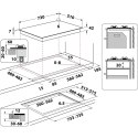 Płyta gazowa WHIRLPOOL AKWL 728/NB