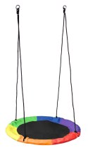 Huśtawka ogrodowa bocianie gniazdo ROMEK kolorowa 60 cm Huśtawka ogrodowa bocianie gniazdo ROMEK kolorowa 60 cm