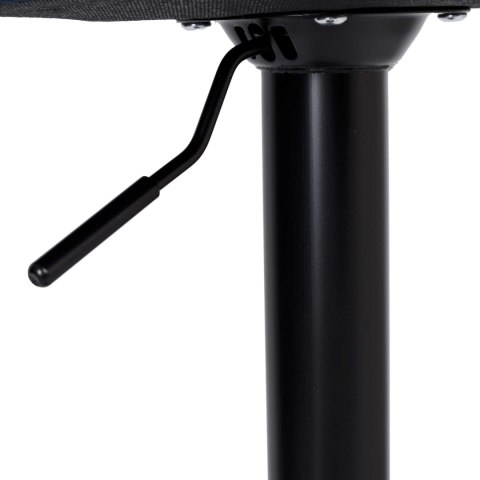 Krzesło barowe GORDON BLACK aksamitne ciemnozielone VELVET Krzesło barowe GORDON BLACK aksamitne ciemnozielone VELVET