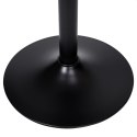 Krzesło barowe PORTI BLACK czarne Krzesło barowe PORTI BLACK czarne