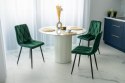 Krzesło welurowe MADISON ciemnozielone velvet Krzesło welurowe MADISON ciemnozielone velvet