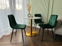 Krzesło welurowe MADISON ciemnozielone velvet Krzesło welurowe MADISON ciemnozielone velvet