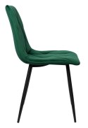 Krzesło welurowe MADISON ciemnozielone velvet Krzesło welurowe MADISON ciemnozielone velvet