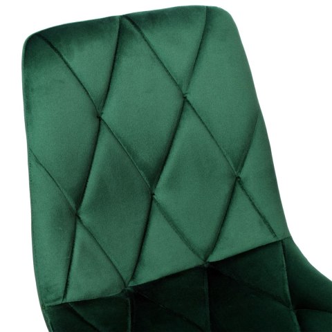 Krzesło welurowe MADISON ciemnozielone velvet Krzesło welurowe MADISON ciemnozielone velvet