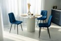 Krzesło welurowe MADISON granatowe velvet Krzesło welurowe MADISON granatowe velvet