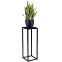 Kwietnik loftowy PIATTO 60 cm czarny Kwietnik loftowy PIATTO 60 cm czarny