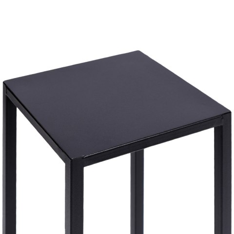 Kwietnik loftowy PIATTO 60 cm czarny Kwietnik loftowy PIATTO 60 cm czarny