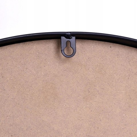 Lustro ścienne loftowe Sander 50 cm czarne Lustro ścienne loftowe Sander 50 cm czarne