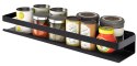 Półka loft MEGARA 50 cm czarna Półka loft MEGARA 50 cm czarna