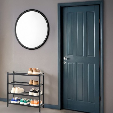 Półka na buty VIENA 4 poziomy loft czarna Półka na buty VIENA 4 poziomy loft czarna