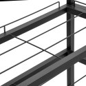 Półka na buty VIENA 4 poziomy loft czarna Półka na buty VIENA 4 poziomy loft czarna