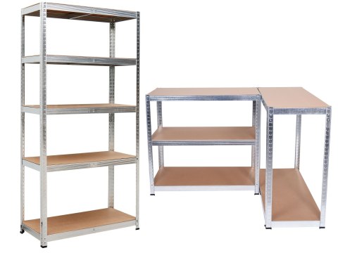 Regał magazynowy 5 poziomów 150x75x30 nośność 625 kg Regał magazynowy 5 poziomów 150x75x30 nośność 625 kg
