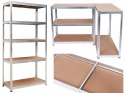 Regał magazynowy 5 poziomów 150x75x30 nośność 625 kg Regał magazynowy 5 poziomów 150x75x30 nośność 625 kg