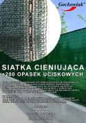 Siatka cieniująca maskująca 135g 1,5X50 m zielona Siatka cieniująca maskująca 135g 1,5X50 m zielona