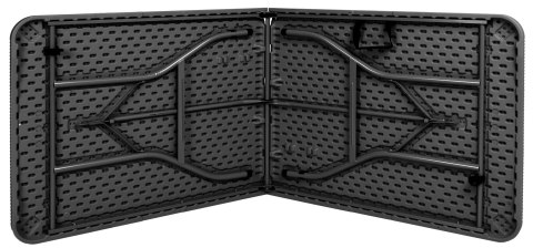 Stół bankietowy składany w walizkę RATTAN 180x74x74,5 szary Stół bankietowy składany w walizkę RATTAN 180x74x74,5 szary