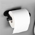 Uchwyt na papier toaletowy DERES czarny Uchwyt na papier toaletowy DERES czarny