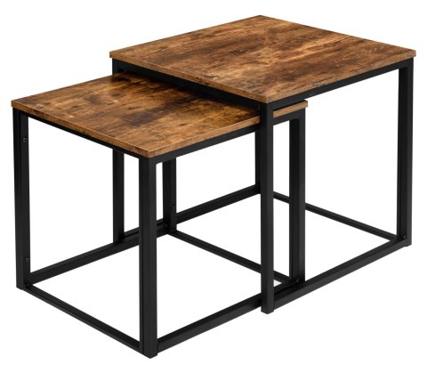 Zestaw stolików kawowych PRAVEN RUSTIC Zestaw stolików kawowych PRAVEN RUSTIC