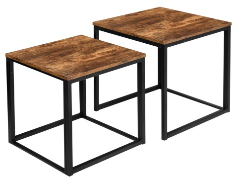Zestaw stolików kawowych PRAVEN RUSTIC Zestaw stolików kawowych PRAVEN RUSTIC
