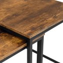 Zestaw stolików kawowych PRAVEN RUSTIC Zestaw stolików kawowych PRAVEN RUSTIC