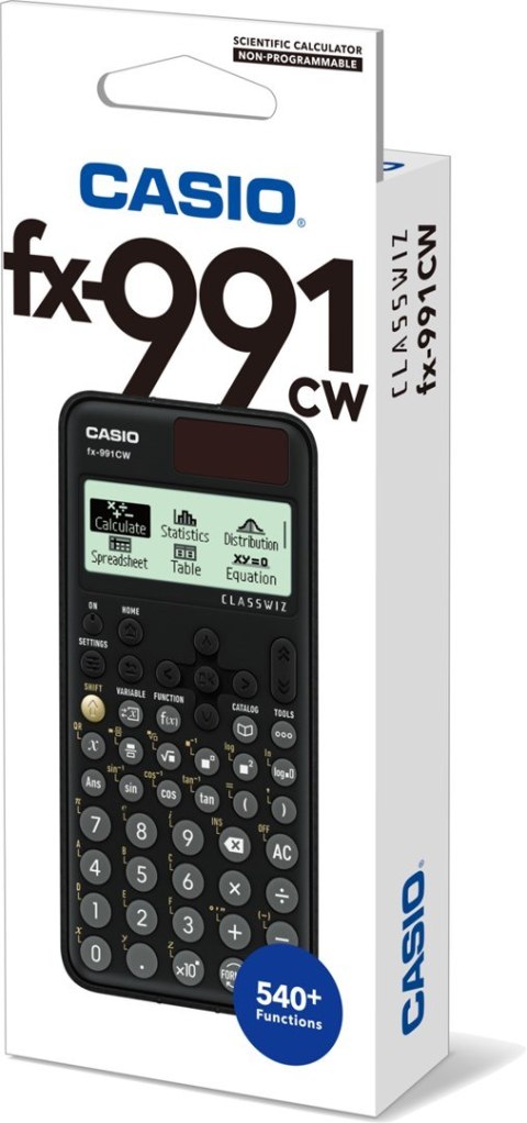 CASIO FX-991CW KALKULATOR NAUKOWY BOX. Czarny. CASIO FX-991CW KALKULATOR NAUKOWY BOX. Czarny.