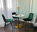 Krzesło aksamitne DENVER velvet Ciemnozielone Krzesło aksamitne DENVER velvet Ciemnozielone