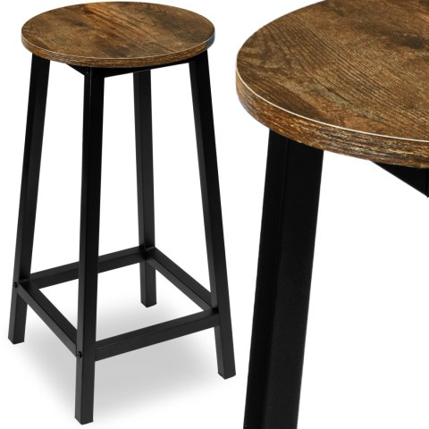 Krzesło barowe metalowe FLINT RUSTIC loft Krzesło barowe metalowe FLINT RUSTIC loft