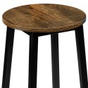 Krzesło barowe metalowe FLINT RUSTIC loft Krzesło barowe metalowe FLINT RUSTIC loft