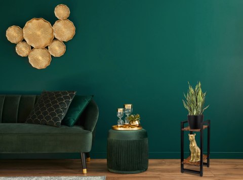 Kwietnik loftowy czarny LUPIN RUSTIC postarzany dąb Kwietnik loftowy czarny LUPIN RUSTIC postarzany dąb