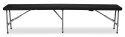 Ławka cateringowa składana w walizkę 180 cm czarna Ławka cateringowa składana w walizkę 180 cm czarna