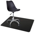 Mata ochronna pod fotel PP 100x70 cm czarna 0,5 mm Mata ochronna pod fotel PP 100x70 cm czarna 0,5 mm