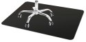 Mata ochronna pod fotel PP 100x70 cm czarna 0,5 mm Mata ochronna pod fotel PP 100x70 cm czarna 0,5 mm