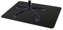 Mata ochronna pod fotel PP 100x70 cm czarna 0,5 mm Mata ochronna pod fotel PP 100x70 cm czarna 0,5 mm