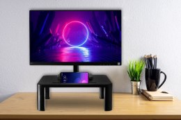 Podstawka pod monitor laptopa czarna