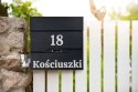 Skrzynka na listy VIDAR czarna z napisem Skrzynka na listy VIDAR czarna z napisem