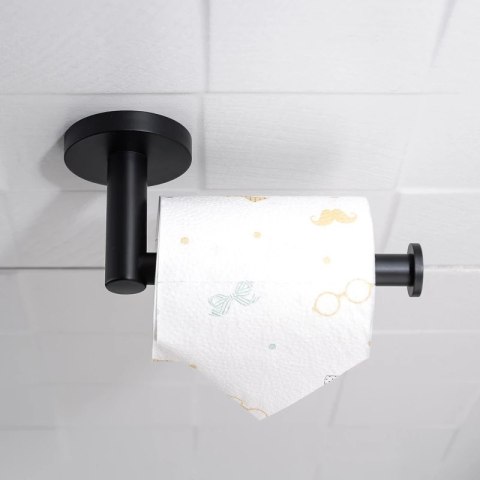 Uchwyt na papier toaletowy VOST czarny Uchwyt na papier toaletowy VOST czarny
