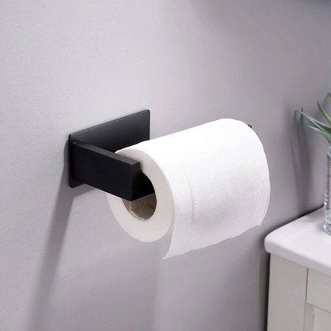 Uchwyt na papier toaletowy YUNAK czarny Uchwyt na papier toaletowy YUNAK czarny