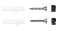 Wieszak loftowy KASOS 40 cm czarny Wieszak loftowy KASOS 40 cm czarny