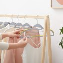 Wieszak ubraniowy FLEXI komplet 10 sztuk szaro-żółty Wieszak ubraniowy FLEXI komplet 10 sztuk szaro-żółty
