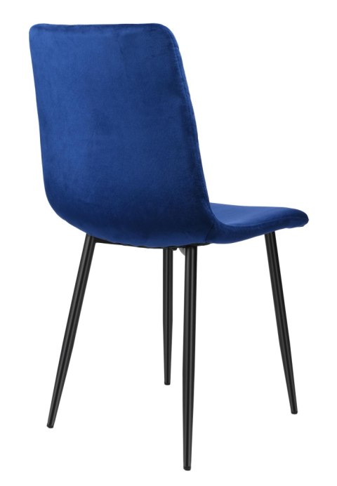 Krzesło aksamitne DEXTER granatowe velvet Krzesło aksamitne DEXTER granatowe velvet