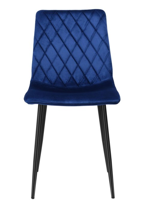 Krzesło aksamitne DEXTER granatowe velvet Krzesło aksamitne DEXTER granatowe velvet